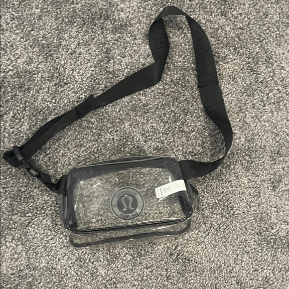 lululemon athletica Clear and Black Belt Bag - Picture 2 of 2